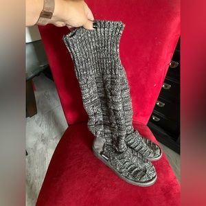 Muk Luks knee high sock boots